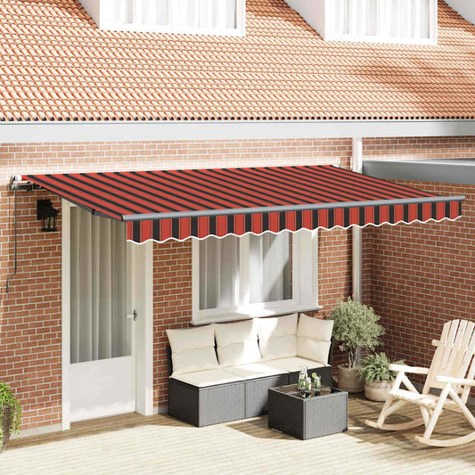 Einziehbare Markise Mehrfarbig 350 x 200 cm