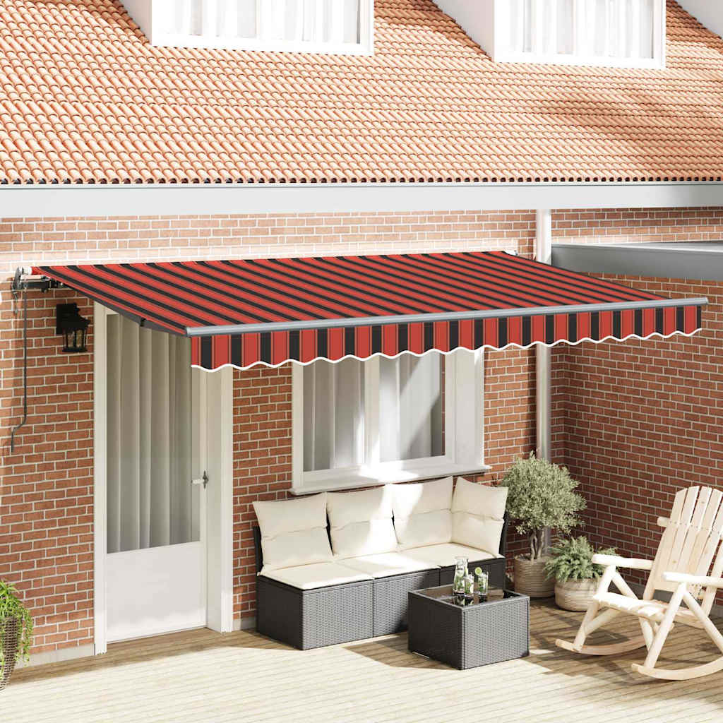 Einziehbare Markise Mehrfarbig 350 x 200 cm