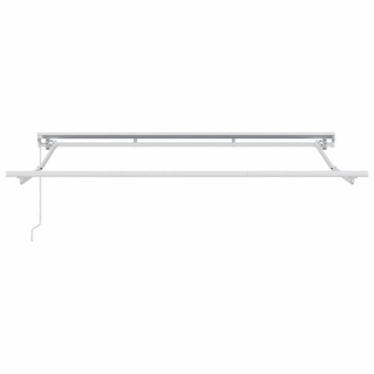 Einziehbare Markise Bunt gestreift 350x200 cm Stoff