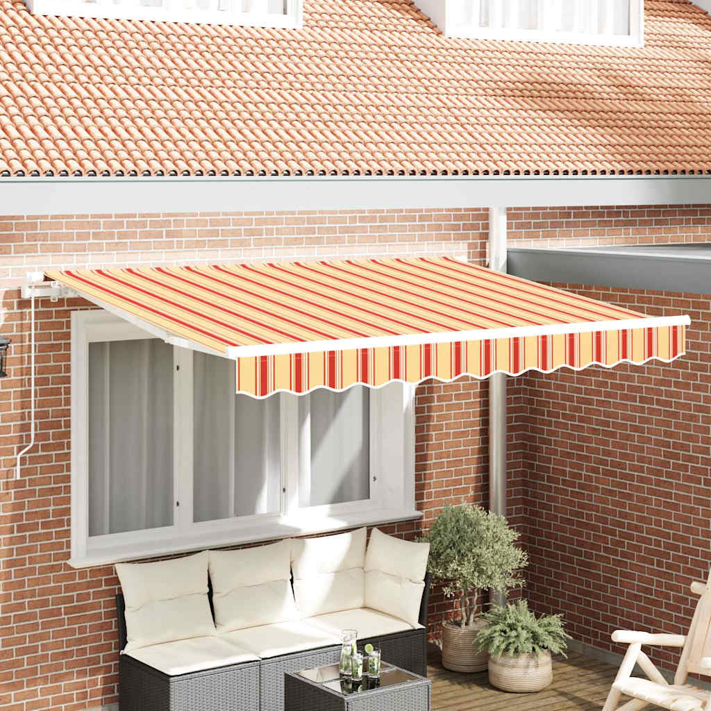 Einziehbare Markise Mehrfarbig 350 x 200 cm