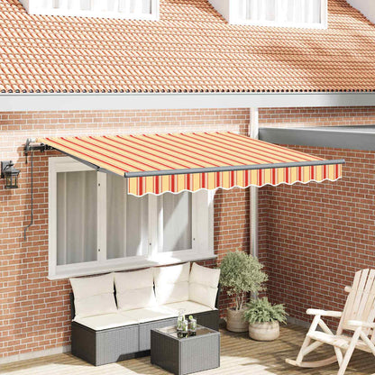 Einziehbare Markise Mehrfarbig 350 x 200 cm