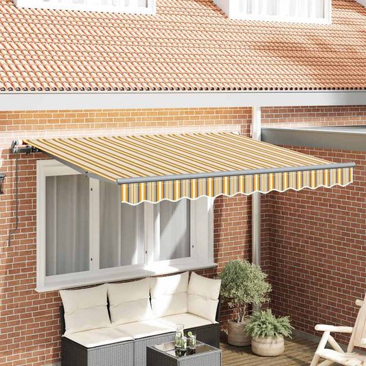 Einziehbare Markise Mehrfarbig 350 x 200 cm