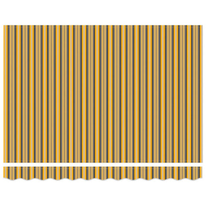 Einziehbare Markise Mehrfarbig 350 x 200 cm
