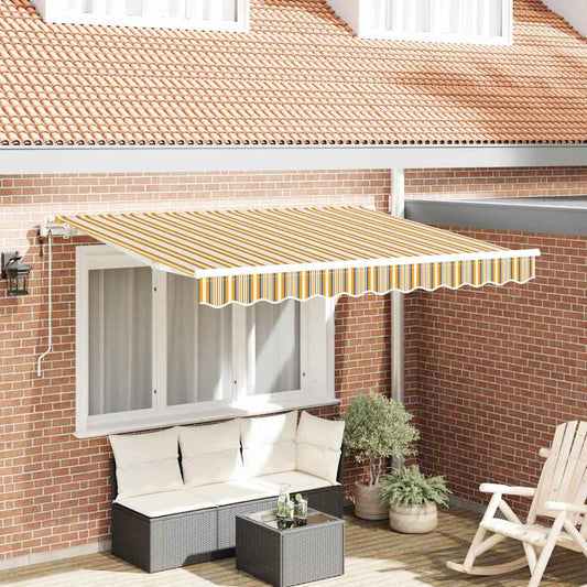 Einziehbare Markise Mehrfarbig 350 x 200 cm