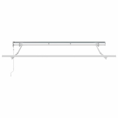 Einziehbare Markise Schwarz 350 x 200 cm Polyester, Aluminium