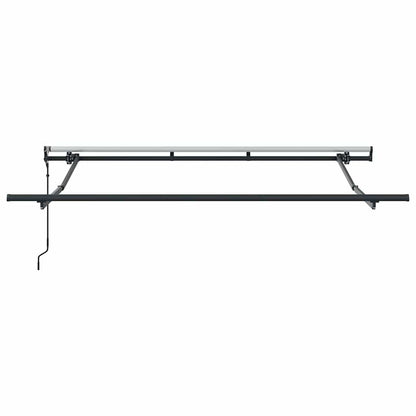 Einziehbare Markise Schwarz 350 x 200 cm Polyester, Aluminium