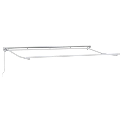 Einziehbare Markise Creme 400 x 200 cm Stoff