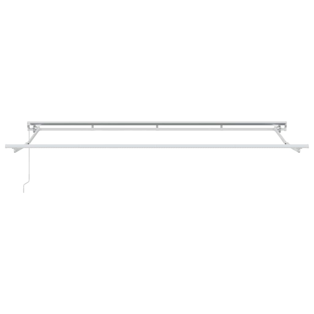 Einziehbare Markise Creme 400 x 200 cm Stoff