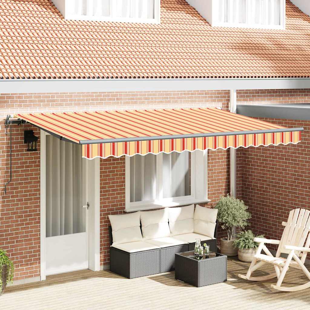 Einziehbare Markise Mehrfarbig 400 x 200 cm