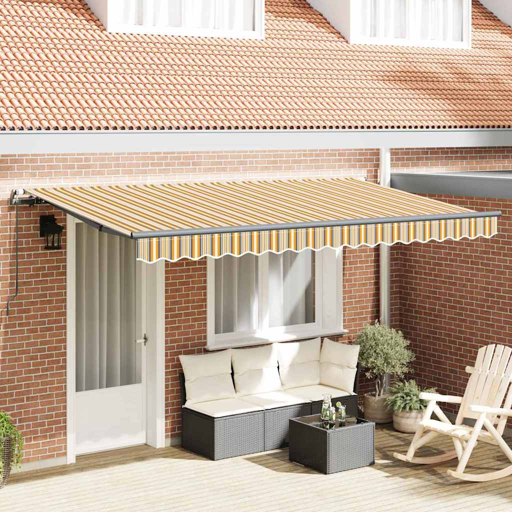 Einziehbare Markise Mehrfarbig 400 x 200 cm