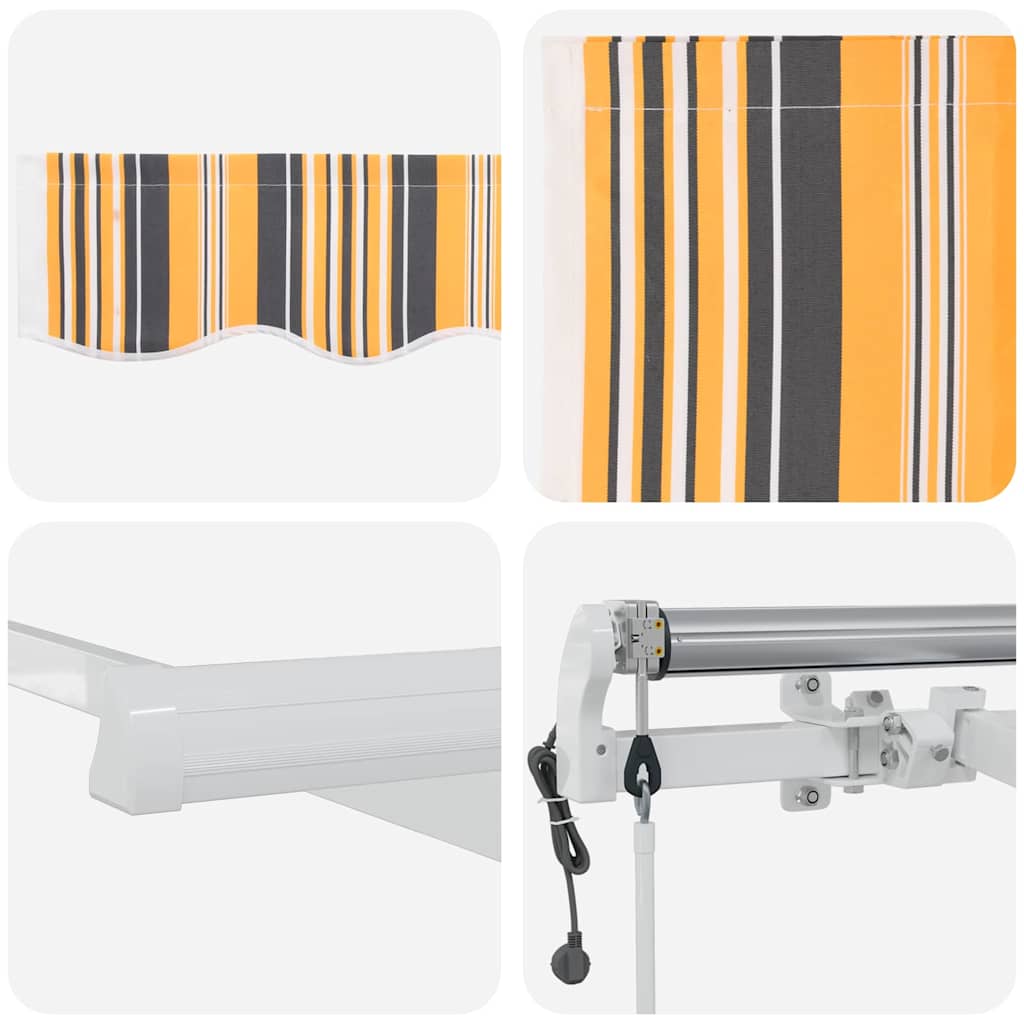 Einziehbare Markise Mehrfarbig 400 x 200 cm