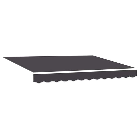 Einziehbare Markise Anthrazit 300 x 250 cm Stoff, Metall