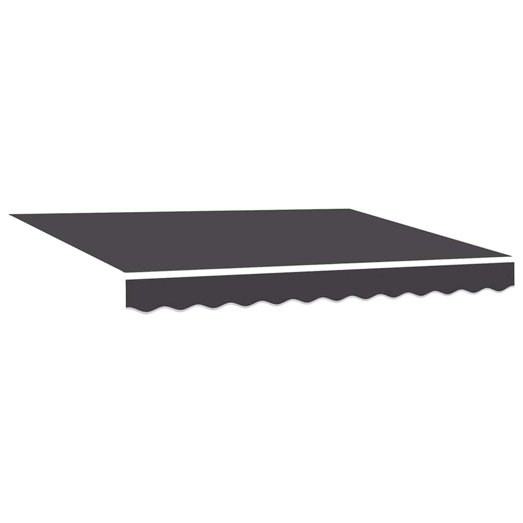 Einziehbare Markise Anthrazit 300x250 cm Stoff