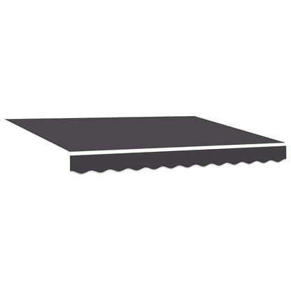 Einziehbare Markise Anthrazit 300x250 cm Stoff