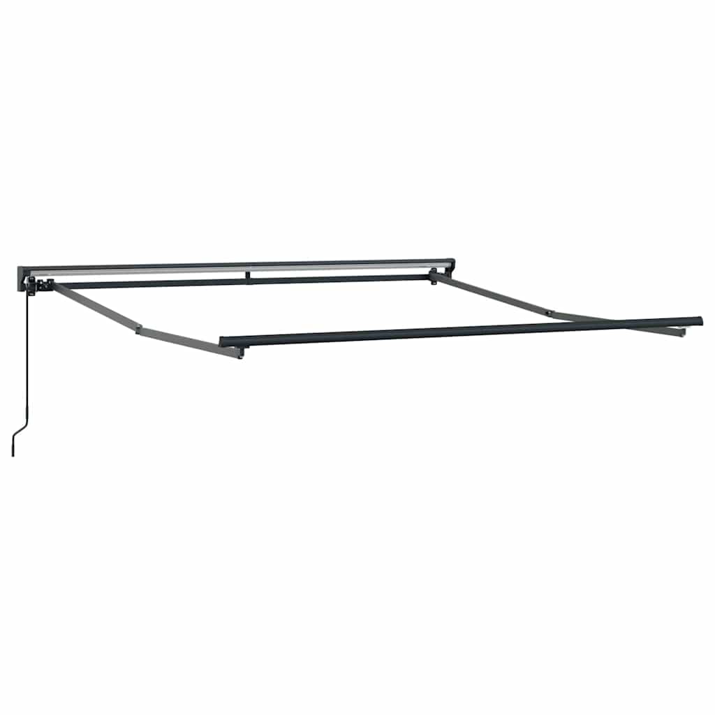 Einziehbare Markise Anthrazit 300x250 cm Stoff