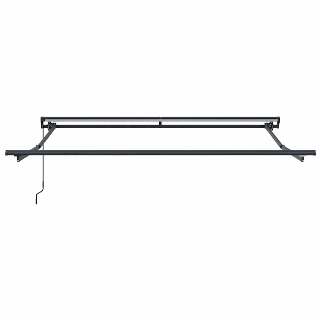 Einziehbare Markise Anthrazit 300x250 cm Stoff