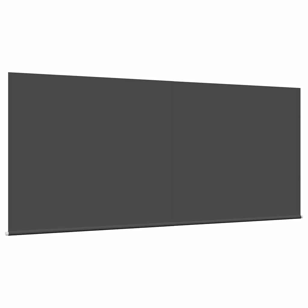 Einziehbare Markise Grau und Anthrazit 300 x 250 cm