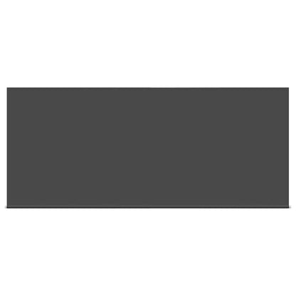 Einziehbare Markise Grau und Anthrazit 300 x 250 cm