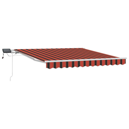 Einziehbare Markise with 300 x 250 cm Orange und Braun