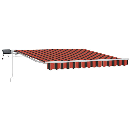 Einziehbare Markise with 300 x 250 cm Orange und Braun