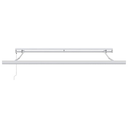 Einziehbare Markise Orange, Braun 300 x 250 cm Stoff, Metall