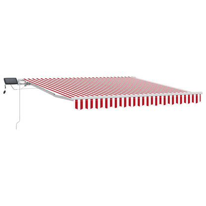 Einziehbare Markise with 300 x 250 cm Rot und Weiß