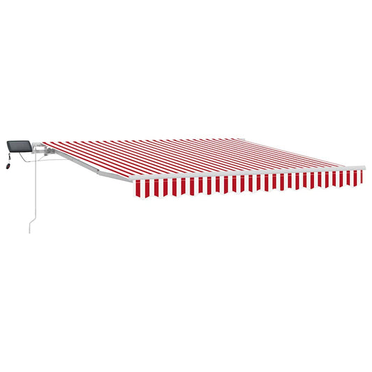Einziehbare Markise with 300 x 250 cm Rot und Weiß