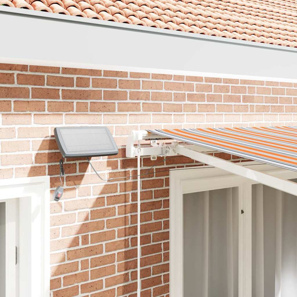 Einziehbare Markise mit Mehrfarbig 300 x 250 cm Stoff