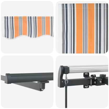 Einziehbare Markise Mehrfarbig 300 x 250 cm Stoff