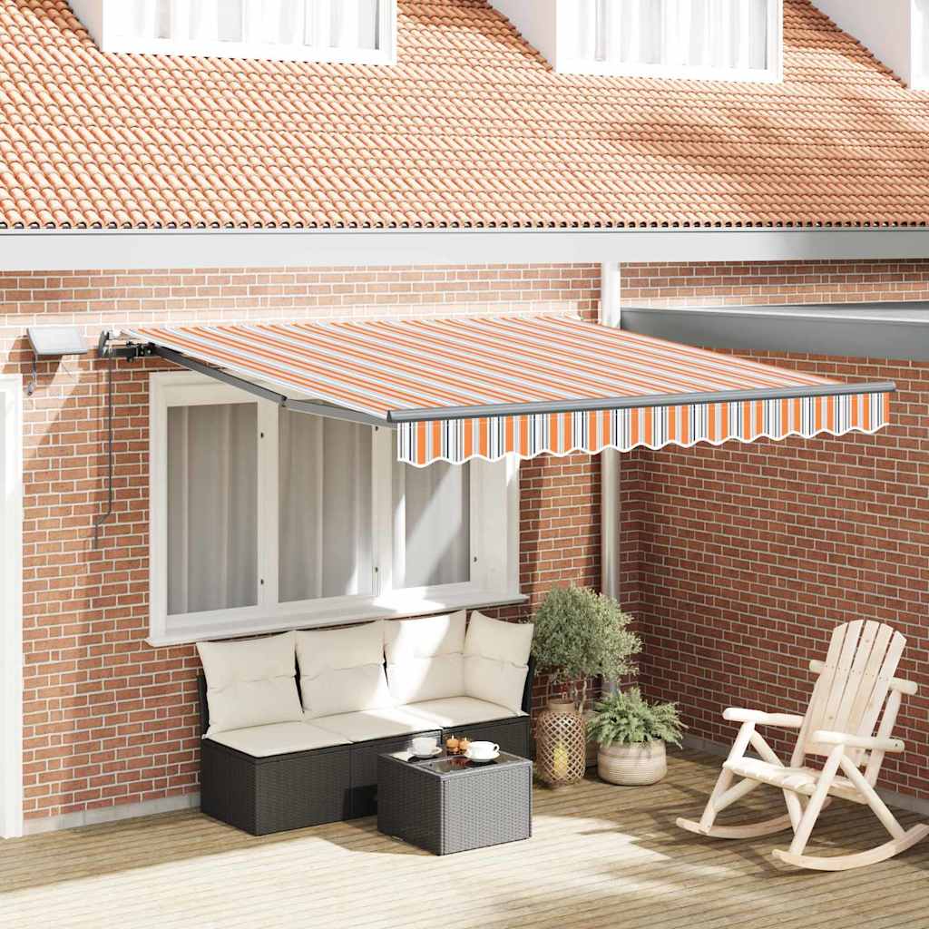 Einziehbare Markise Mehrfarbig 300 x 250 cm Stoff