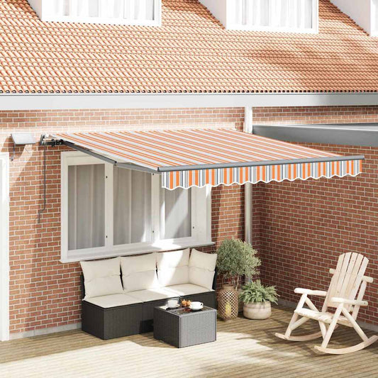 Einziehbare Markise Mehrfarbig 300 x 250 cm Stoff