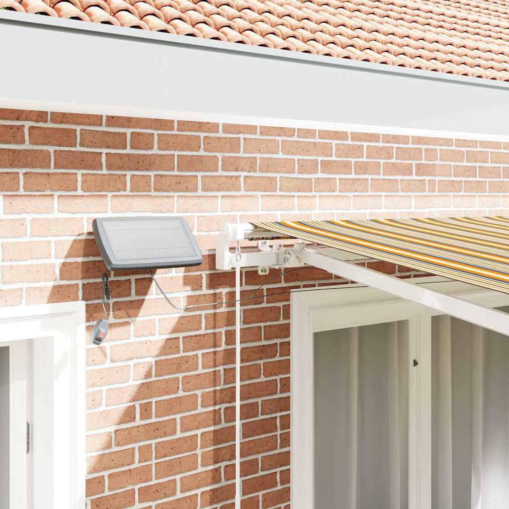 Einziehbare Markise mit Mehrfarbig 300 x 250 cm Stoff