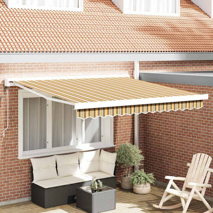 Einziehbare Markise Mehrfarbig 300 x 250 cm Stoff, Metall