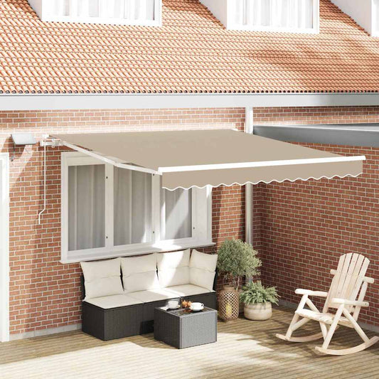 Einziehbare Markise with 300 x 250 cm Beige