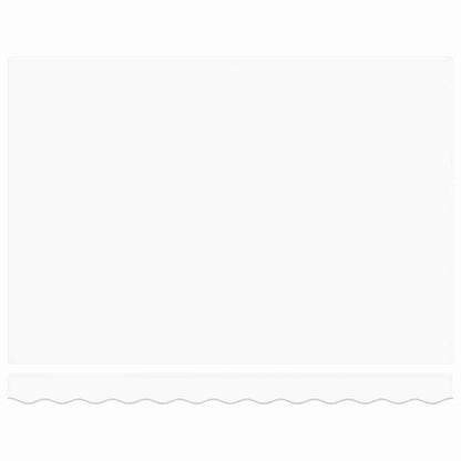 Einziehbare Markise Weiß 300 x 250 cm Stoff und Metall