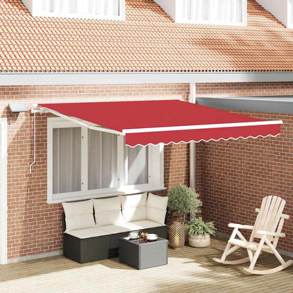 Einziehbare Markise with 300 x 250 cm Rot