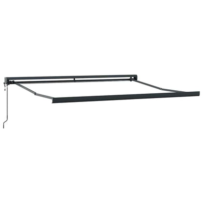 Einziehbare Markise Rot 300 x 250 cm Stoff, Metall