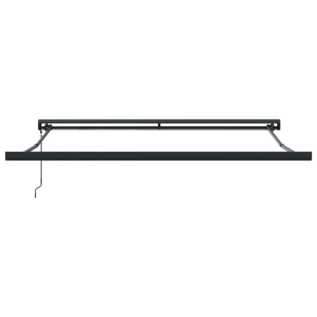 Einziehbare Markise Rot 300 x 250 cm Stoff, Metall