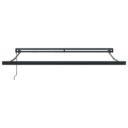 Einziehbare Markise Rot 300 x 250 cm Stoff, Metall