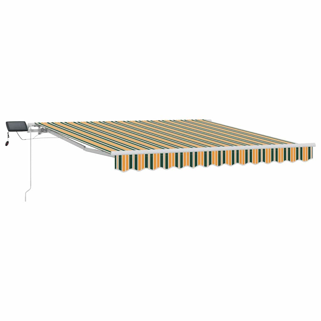 Einziehbare Markise with 300 x 250 cm Grün und Gelb