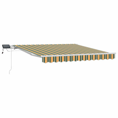 Einziehbare Markise with 300 x 250 cm Grün und Gelb