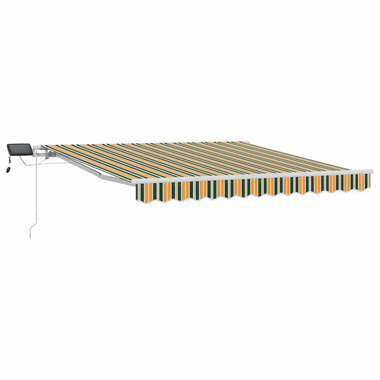 Einziehbare Markise with 300 x 250 cm Grün und Gelb