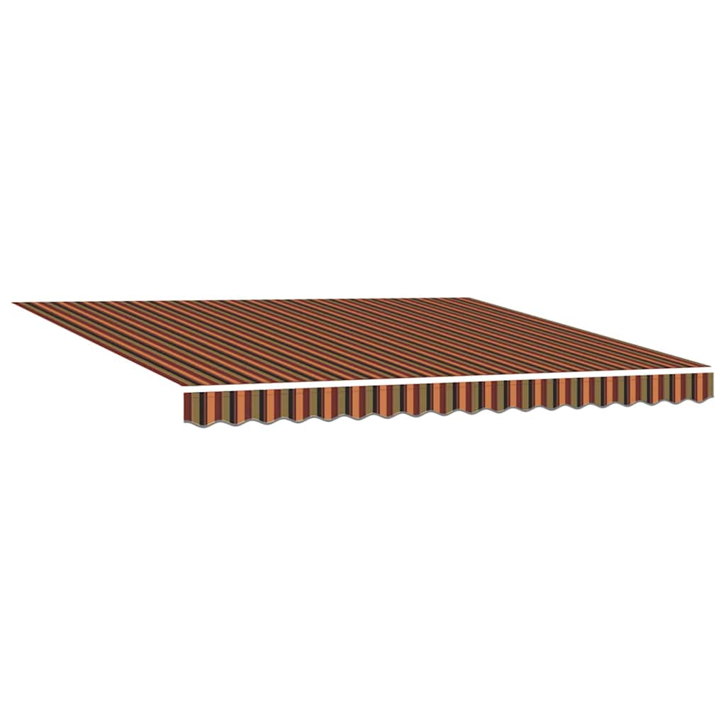 Einziehbare Markise Anthrazit 350 x 250 cm Stoff und Metall