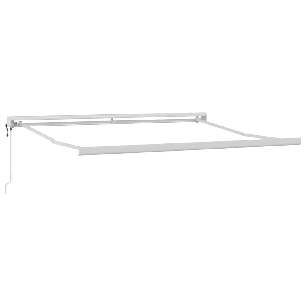 Einziehbare Markise Mehrfarbig 350 x 250 cm Stoff, Metall