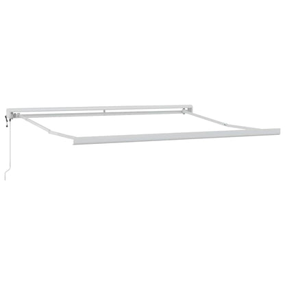 Einziehbare Markise Mehrfarbig 350 x 250 cm Stoff, Metall
