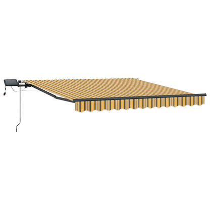 Einziehbare Markise Mehrfarbig 350 x 250 cm Stoff