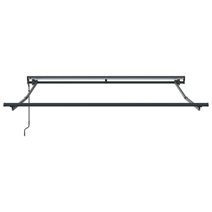 Einziehbare Markise Schwarz 350x250 cm Stoff