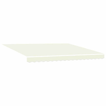 Einziehbare Markise Creme 400x300 cm Stoff
