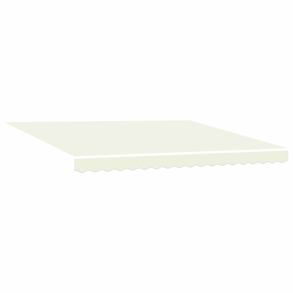 Einziehbare Markise Creme 400 × 300 cm Stoff
