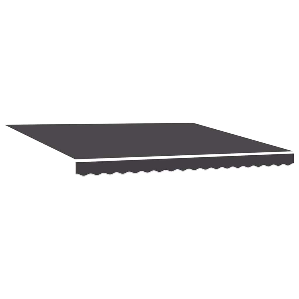 Einziehbare Markise Anthrazit 400x300 cm Stoff